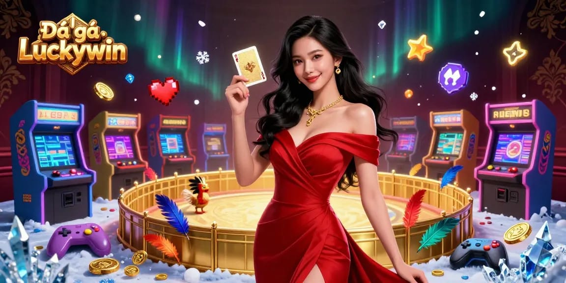 Experience breathtaking Đá gà Luckywin as warriors clash in the virtual arena with colorful elements.