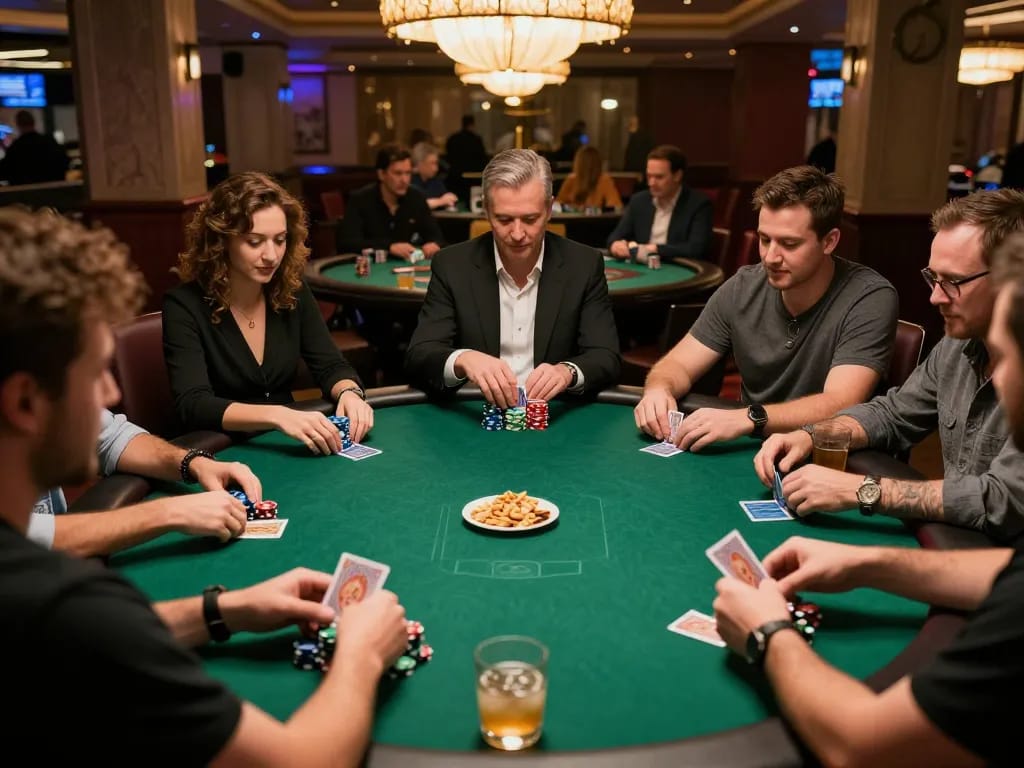 Engage in strategic poker gameplay at the vibrant 79king casino with winning opportunities