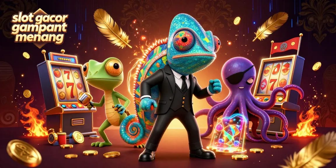 Experience the thrill of winning with slot gacor gampang menang in this vibrant casino scene.