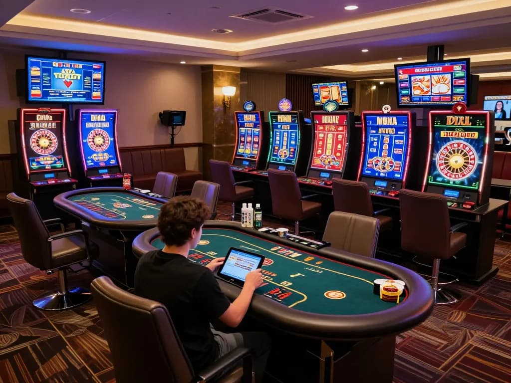 Experience dynamic gameplay at hay88x online casino with vibrant screens and engaging atmosphere.