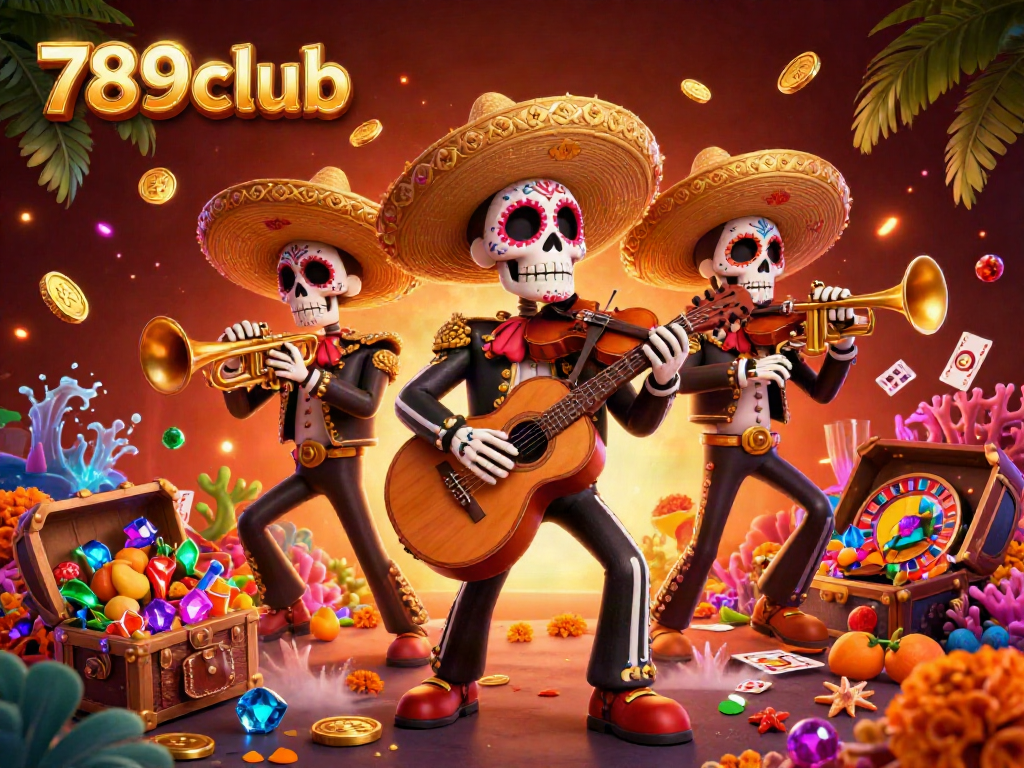 Engage with vibrant 789club casino action featuring mariachi band in dynamic scene.