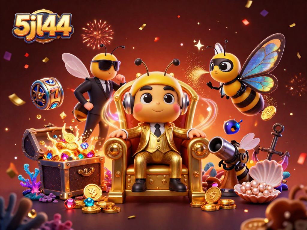 Engage with exciting gameplay at 5jl44 featuring a vibrant 3D casino scene with dynamic characters and elements.