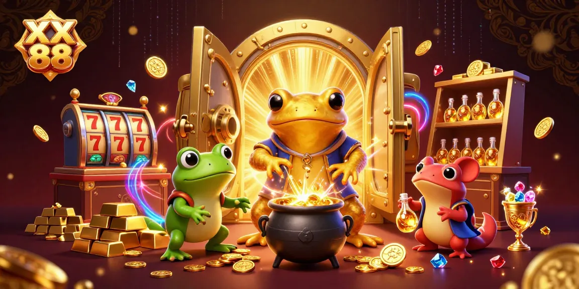 Experience exhilarating wins with XX 88 as golden alchemists transform base metals in a vibrant casino.