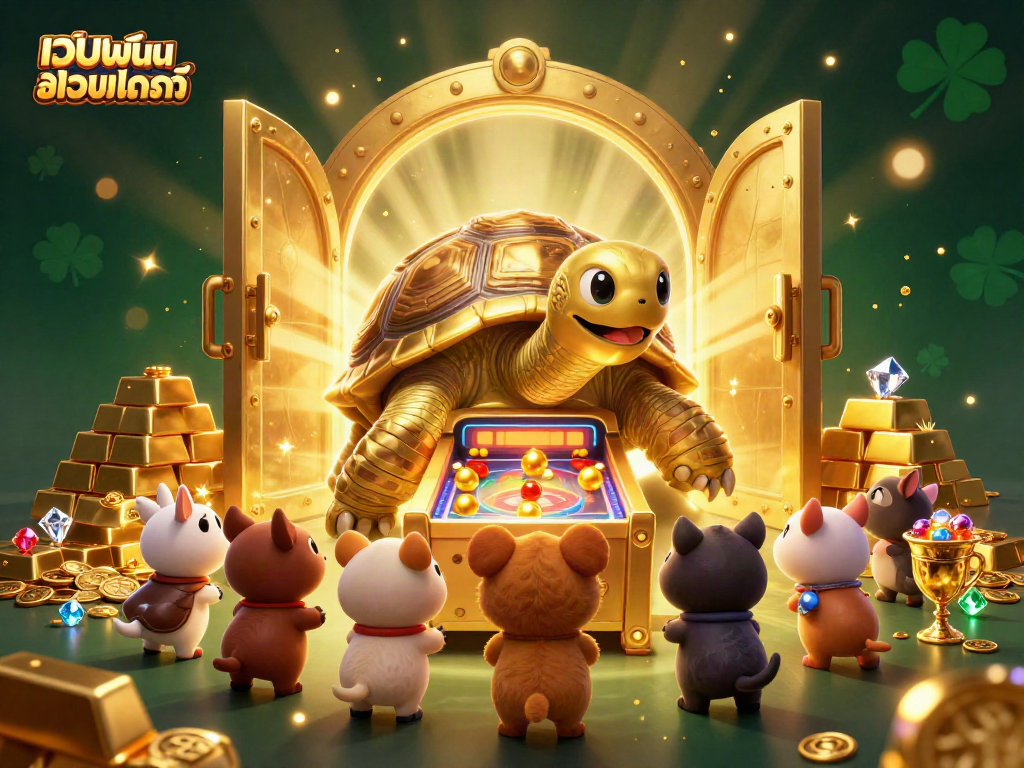 เล่นกับเว็บพนันออนไลน์เพื่อรับรางวัลมากมายในภาพการ์ตูนสีทอง