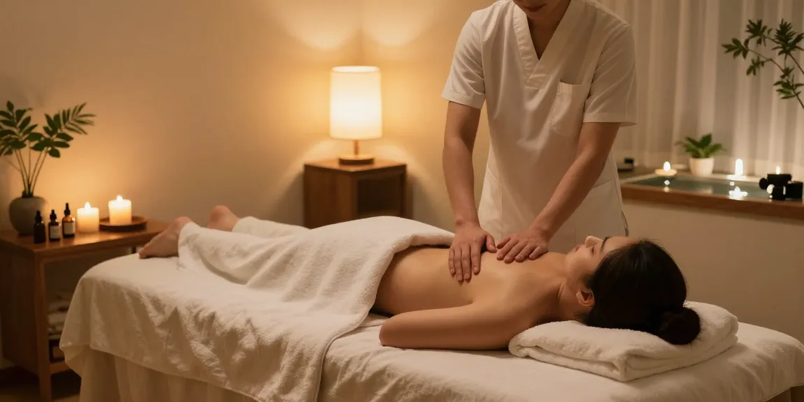 Experience soothing 하남출장안마 therapy in a serene spa setting with calming elements.