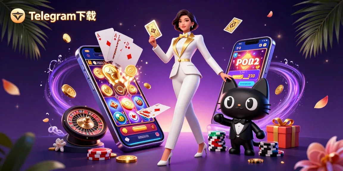 在充满活力和激情的赌场场景中,利用Telegram下载参与胜利策略。