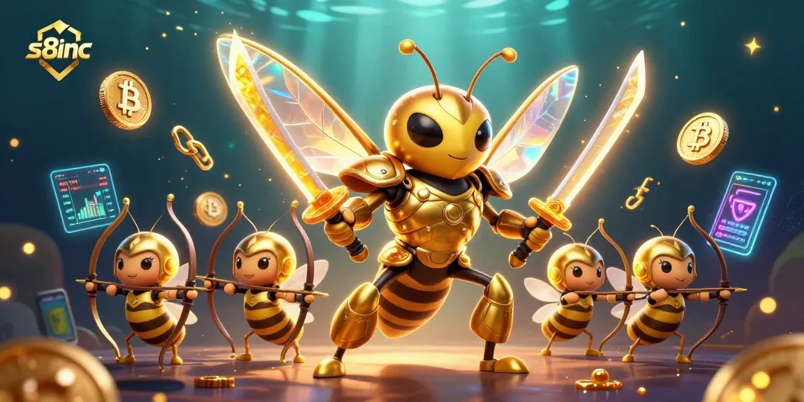 Experience thrilling gaming with s8inc's unique 3D casino illustration featuring vibrant elements.