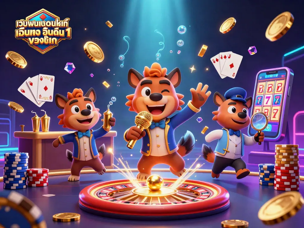 เว็บไซต์พนันออนไลน์ เว็บตรง อันดับ 1 ของโลก เล่นเกมคาสิโนสนุกด้วยภาพการ์ตูน 3D