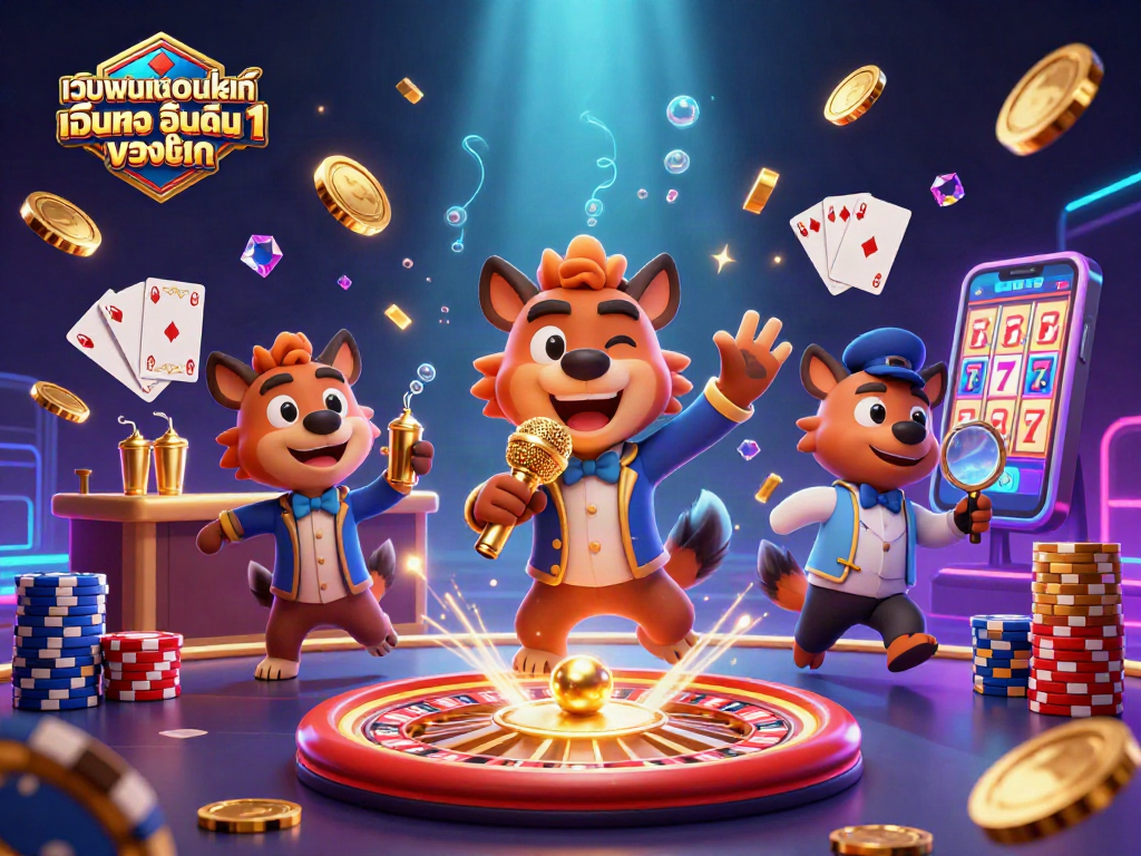 เว็บไซต์พนันออนไลน์ เว็บตรง อันดับ 1 ของโลก เล่นเกมคาสิโนสนุกด้วยภาพการ์ตูน 3D