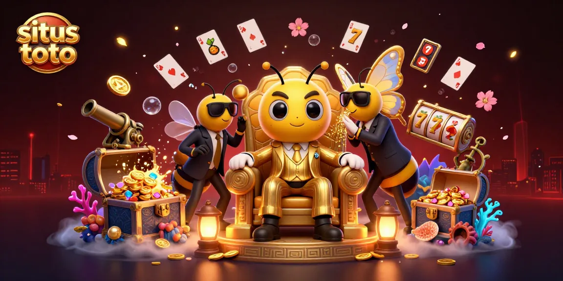 Experience situs toto with the bumblebee mob boss leading in a vibrant casino atmosphere.