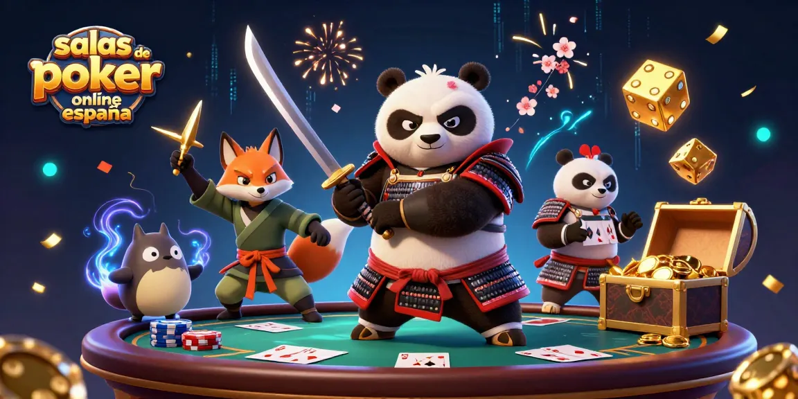 Disfruta de las mejores salas de poker online España con personajes fantásticos y elementos de juego dinámicos.