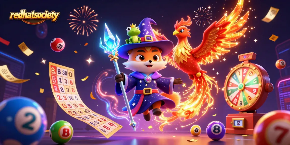 Engage with redhatsociety's vibrant gaming scene in this fantasy lottery-inspired illustration.
