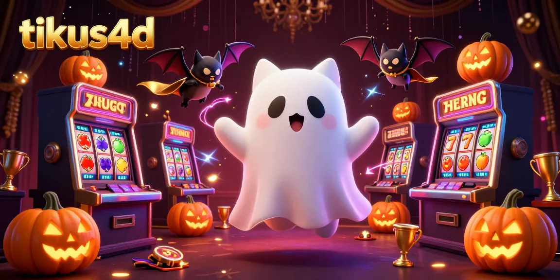 Win big with tikus4d in this captivating online casino scene featuring vibrant characters and dynamic slots.