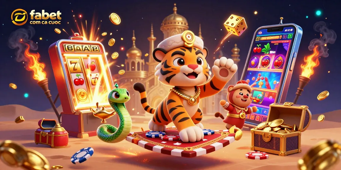Experience thrilling jackpots at fabet com ca cuoc with vibrant casino visuals of slots and rewards.