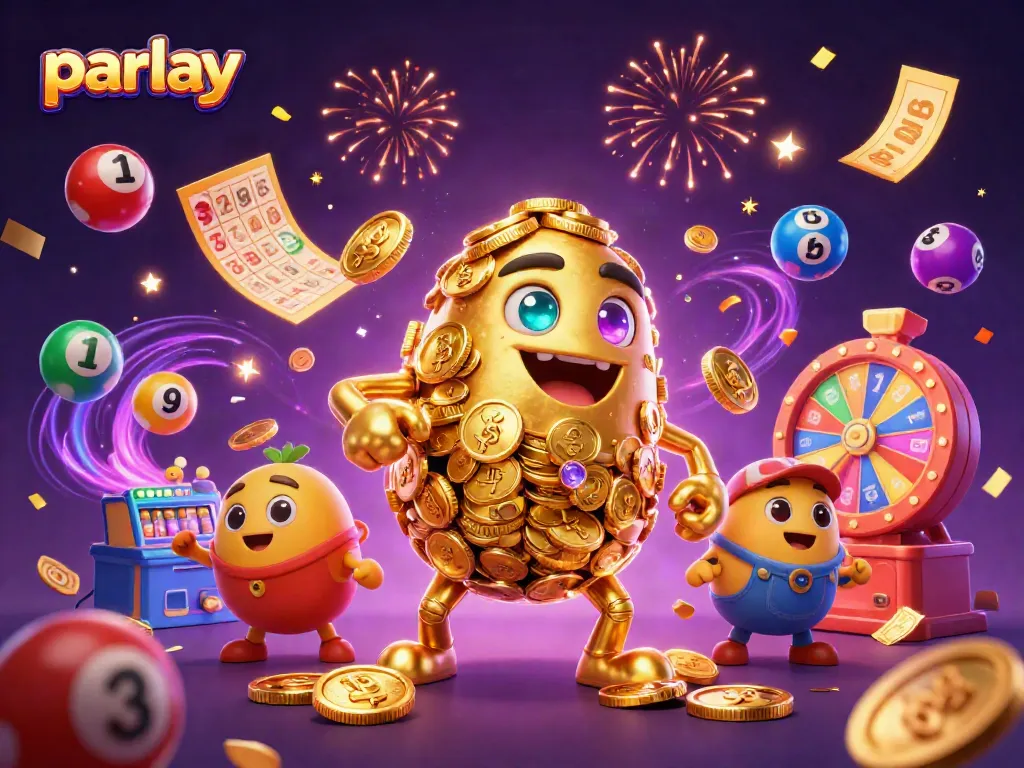 Place your bets with parlay strategies in this vibrant, dynamic casino scene.