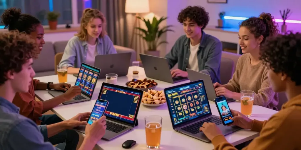 Exciting online gaming experience at https://da88z.net/ with diverse players and vibrant casino games.