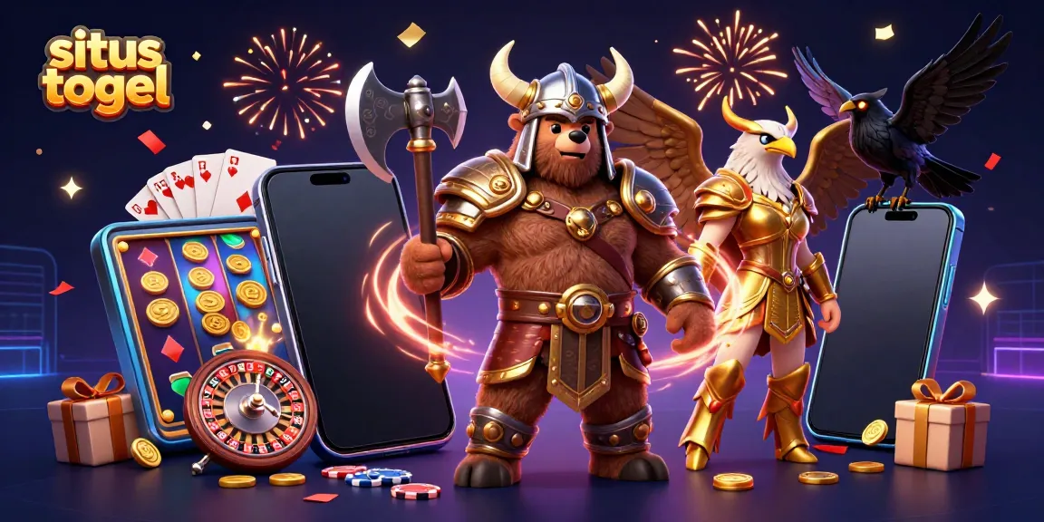 Experience thrilling situs togel gameplay with vibrant characters in an immersive digital casino scene.