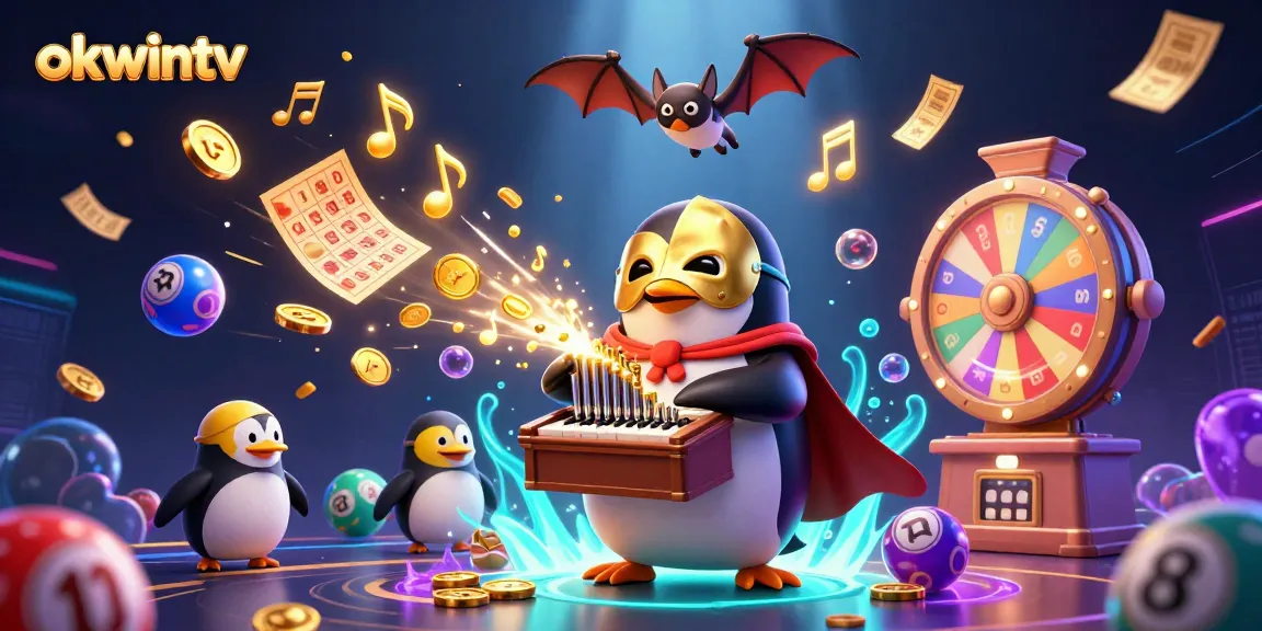 Experience thrilling betting action with OKWINTV's dynamic gambling scene featuring vibrant game elements.