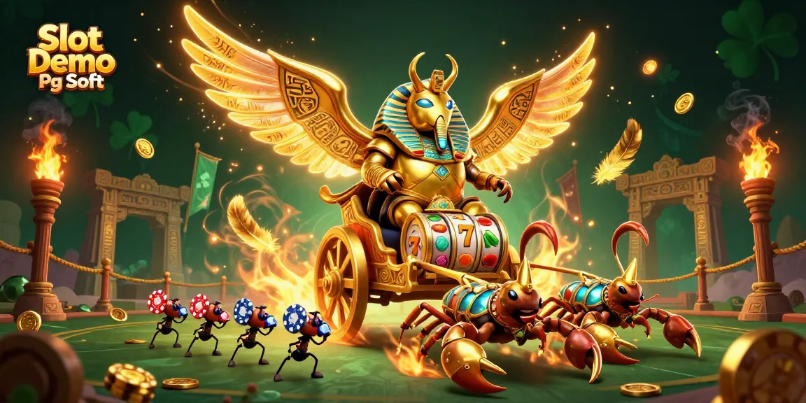 Engage with Slot Demo Pg Soft in this vivid 3D casino scene showcasing dazzling game elements.