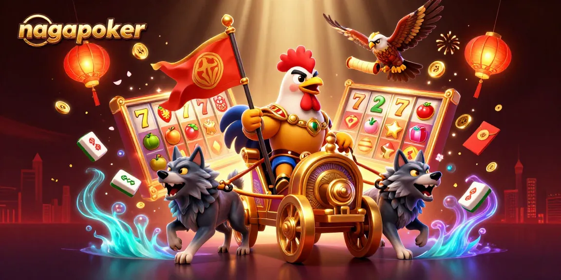 Engage with nagapoker's exciting slot experience featuring vibrant characters and animated elements.