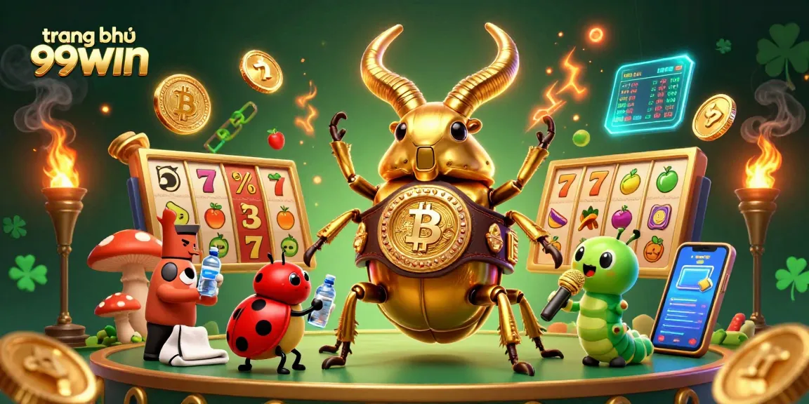 Engage with thrilling gameplay on trang chủ 99WIN, showcasing dynamic slot elements and captivating characters.