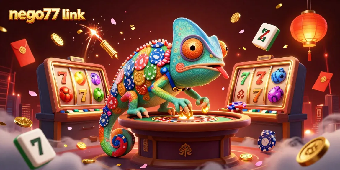 Experience thrilling gameplay at nego77 link with a vibrant casino scene full of excitement and dynamic elements.