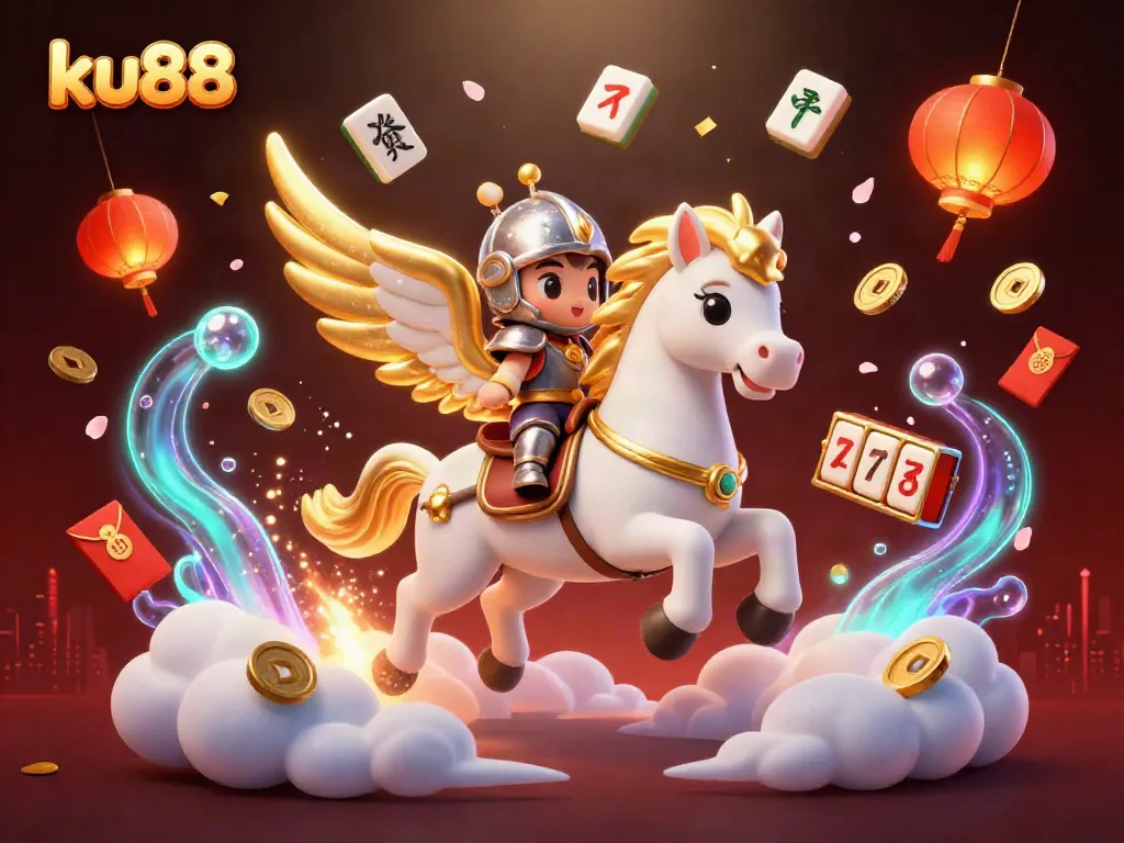 Experience the excitement of ku88 with immersive gaming elements in a vibrant casino-themed scene.