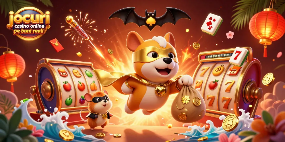 Joacă jocuri casino online pe bani reali în aventuri palpitante cu câini supereroi și simboluri norocoase.