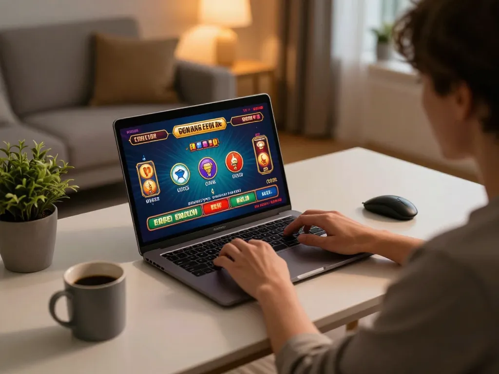 Experience the thrill of SUN WIN online gaming from home with a cozy and stylish setup.