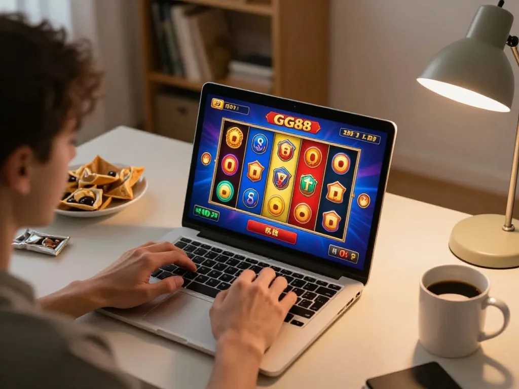 Experience thrilling GG88 slot games from home with engaging gameplay and colorful wins.