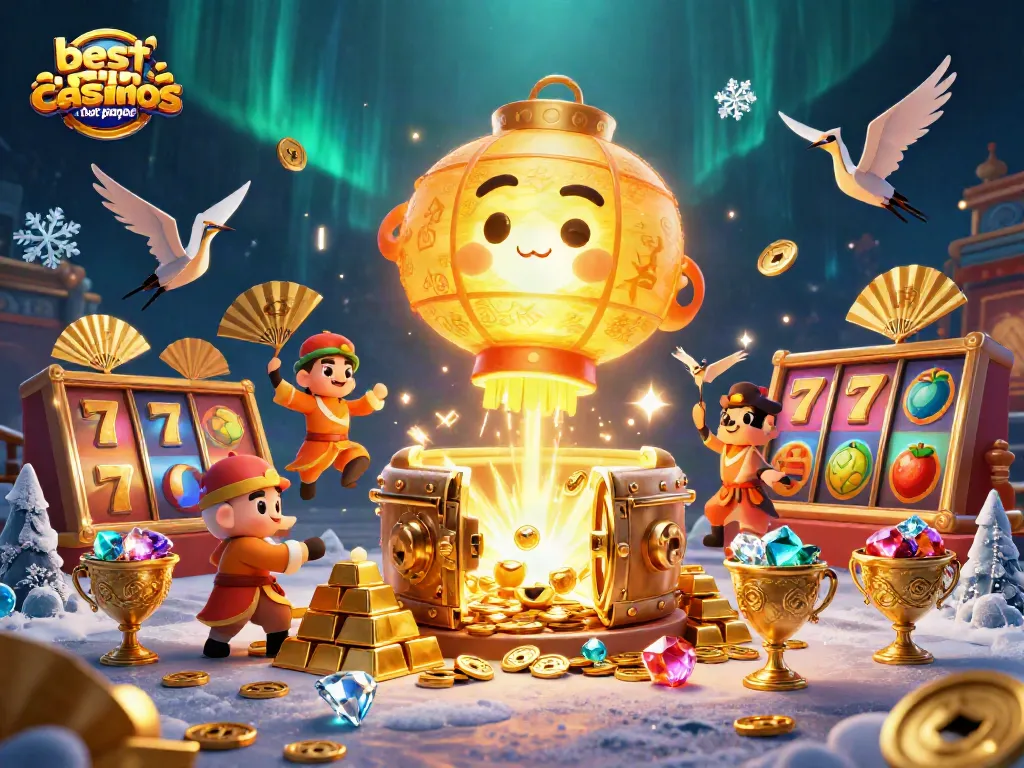 Win big at the best online casinos that payout, featuring vibrant elements of luck and fortune.