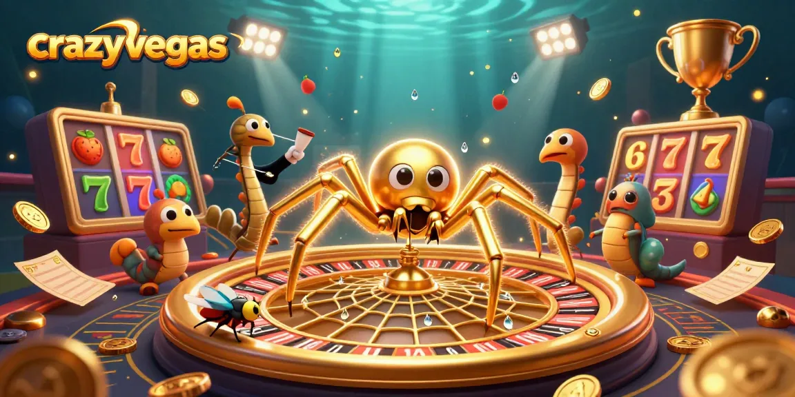Engage with thrilling slots and roulette fun at crazyvegas amid vibrant casino elements.