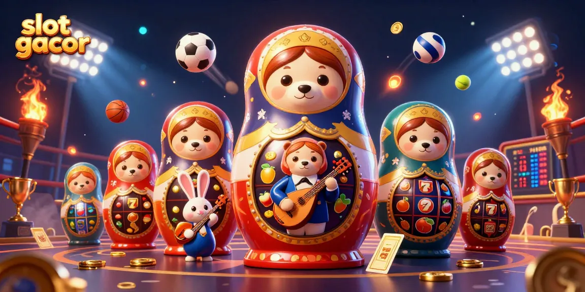 Engage with slot gacor excitement as playful bears and a serenading rabbit bring casino elements to life.