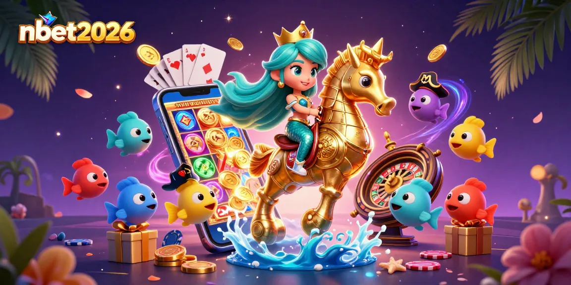 Engage in exciting gameplay at nbet2026 with vibrant 3D casino elements and characters.