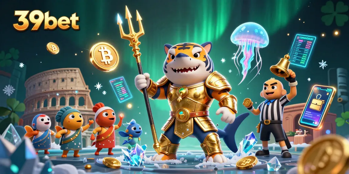 Play various games at 39bet with immersive visuals featuring vibrant 3D characters and exciting elements.