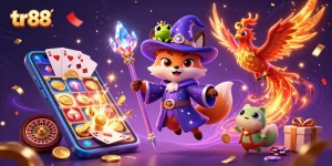 Engage in thrilling experiences at tr88 with magical wizard and explosive casino elements.
